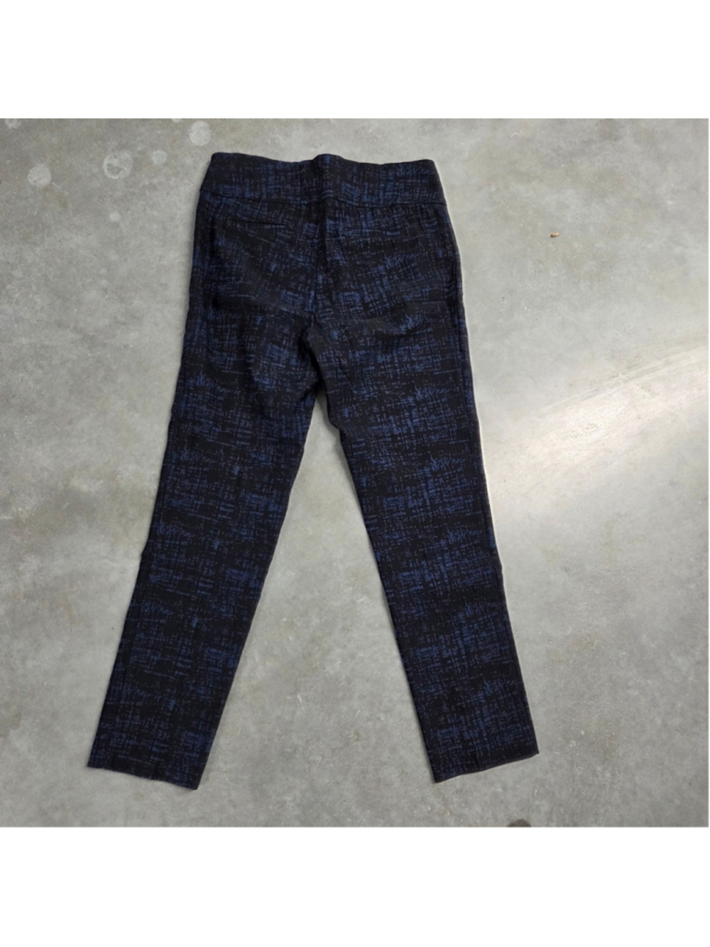 Zac & Rachel Women's Navy Textured Dress Pants Size 10P - Picture 2 of 3